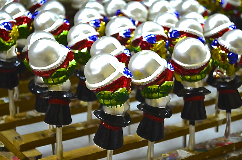 шкляныя ёлачныя ўпрыгожванні шкло Польшча