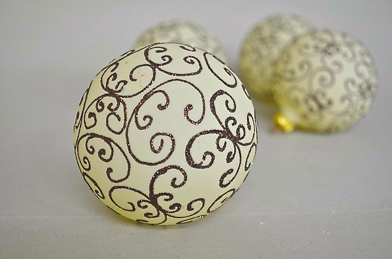 шкляныя ёлачныя ўпрыгожванні шкло Польшча