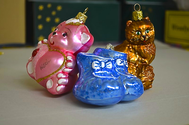 шкляныя ёлачныя ўпрыгожванні шкло Польшча