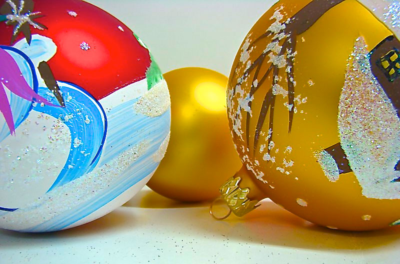 шкляныя ёлачныя ўпрыгожванні шкло Польшча