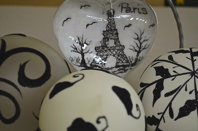 шкляныя ёлачныя ўпрыгожванні шкло Польшча