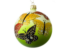 шкляныя ёлачныя ўпрыгожванні шкло Польшча